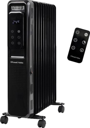 Portable Oil-Filled Radiator Black
