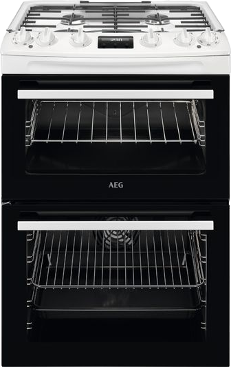 5000 SurroundCook 60cm Dual Fuel Cooker White