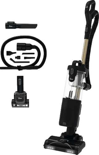Turbo Power HL4 Pet & Car Upright Bagless Vacuum Cleaner Black & Gold