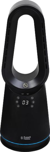 Hot & Cool Bladeless Tower Fan Black