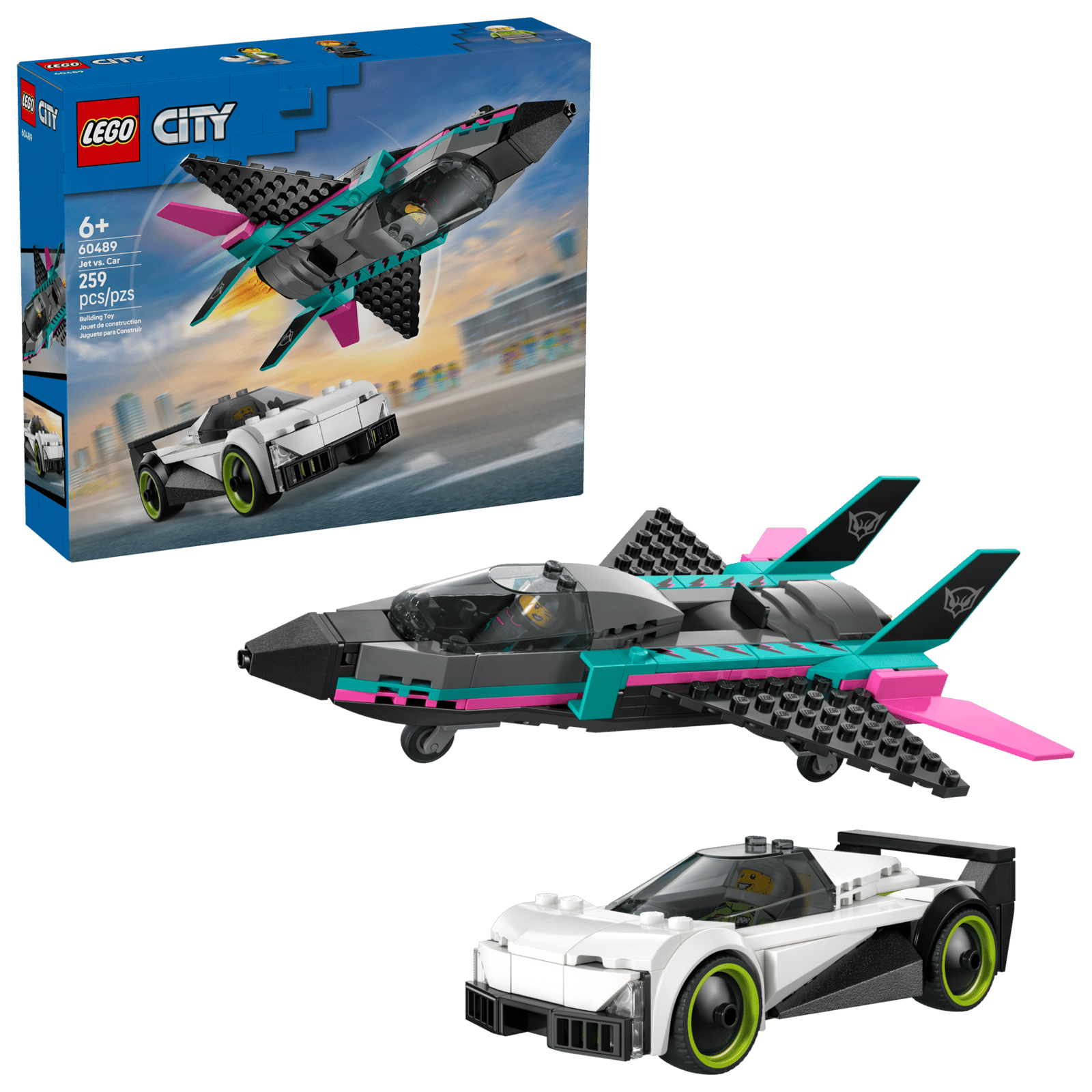 LEGO City Jet vs Car thumbnail