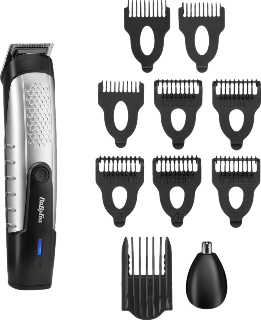 Lithium Power Wet & Dry Beard Trimmer Silver & Black