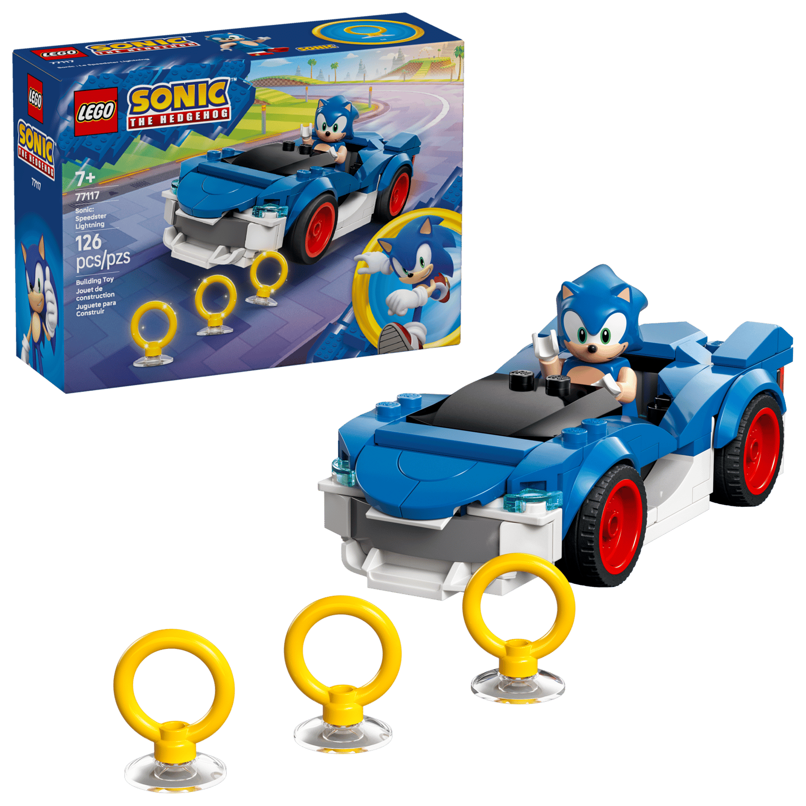 LEGO Sonic the Hedgehog Sonic Speedster Lightning thumbnail