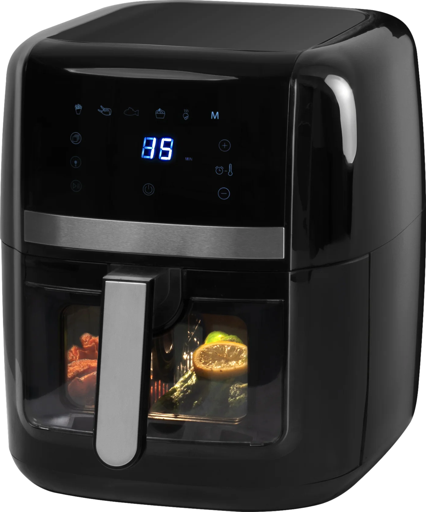 8L Air Fryer with Window & Divider