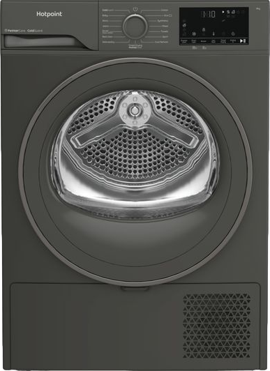 PetHairCare C HD 93M GG UK 9kg Heat Pump Tumble Dryer Dark Grey