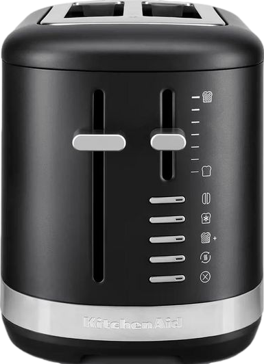 2 Slice Toaster Matte Black