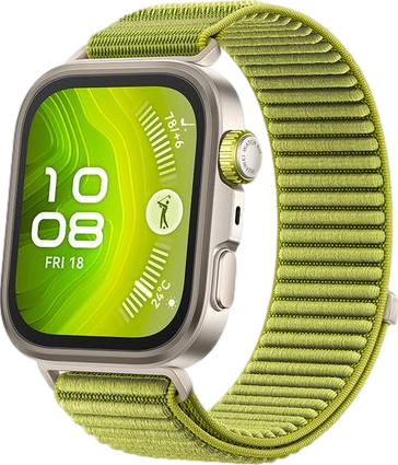 WATCH FIT 4 Pro Titanium Green Nylon Strap