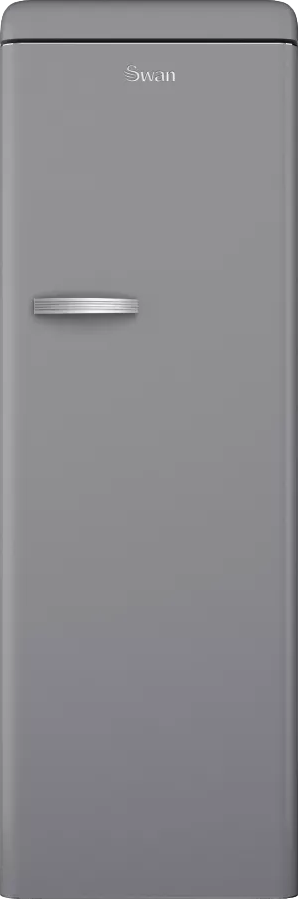 Retro Tall Larder Fridge Grey
