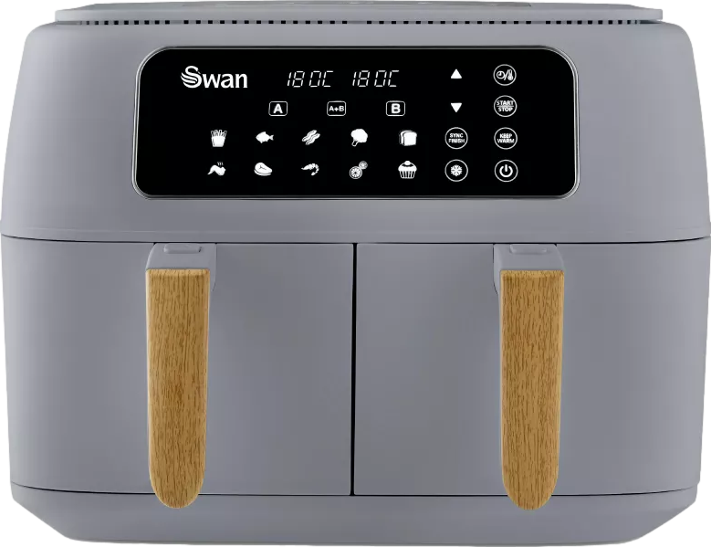 Nordic Dual 13-in-1 Air Fryer Grey