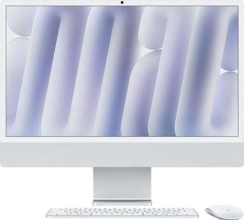 iMac 24" 2024 M4 512GB SSD 24GB RAM Silver