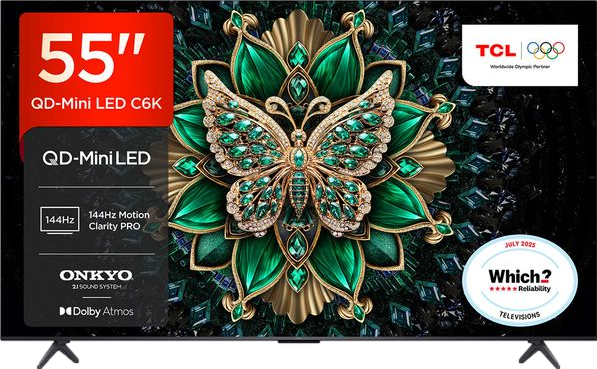 C6K 55" QD-Mini LED 4K HDR Smart Google TV