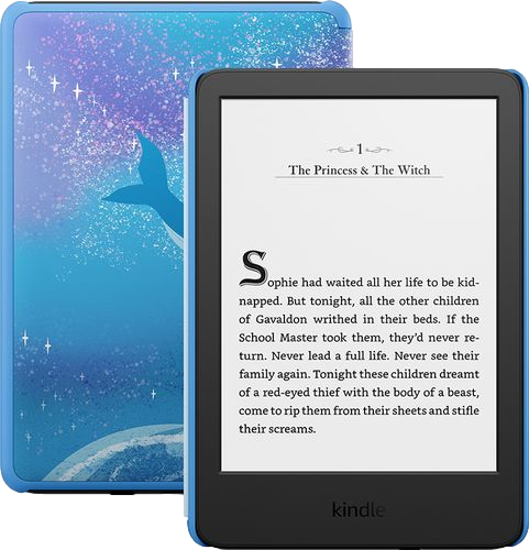 Kindle 2024 Kids 6 Inch eReader 16GB Space Whale