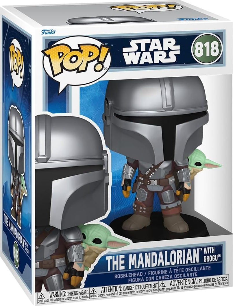 Funko POP! Star Wars The Mandalorian with Grogu thumbnail