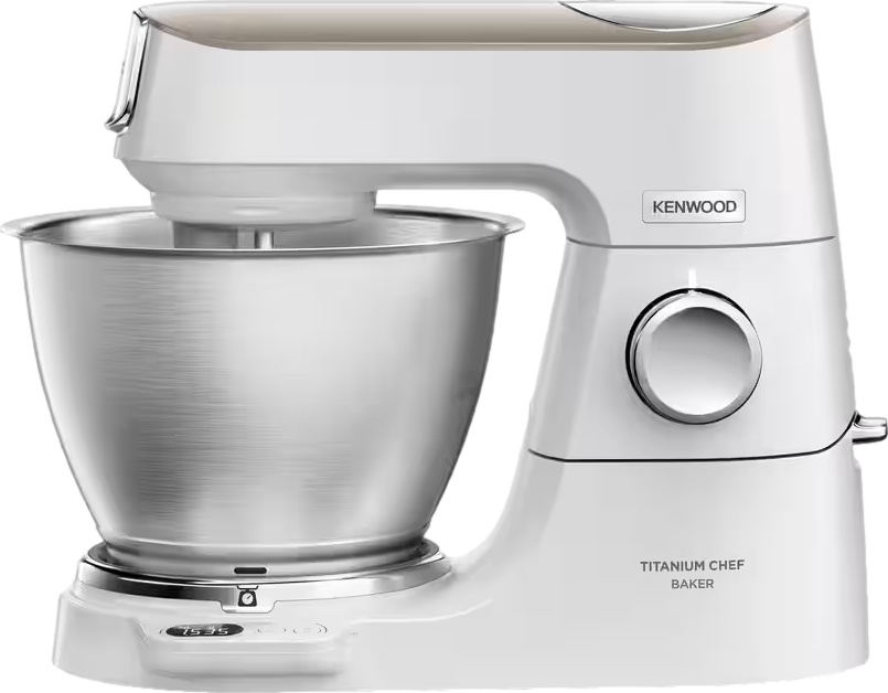 Titanium Chef Baker White Stand Mixer