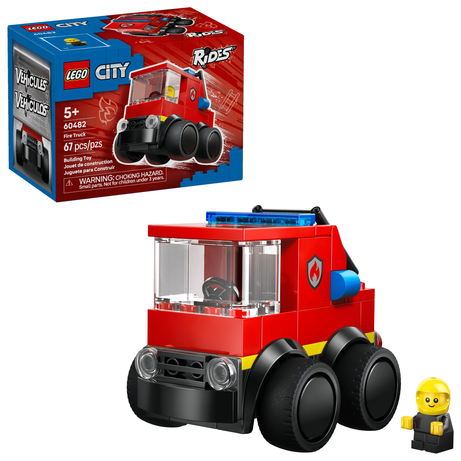 LEGO City Rides Fire Engine Toy Building Set thumbnail