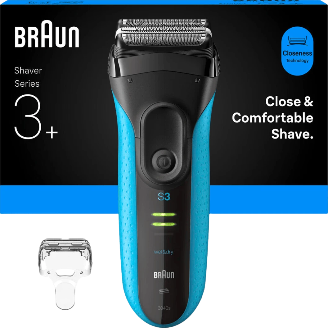 Wet & Dry Foil Electric Shaver for Men with 2-Pin Plug
