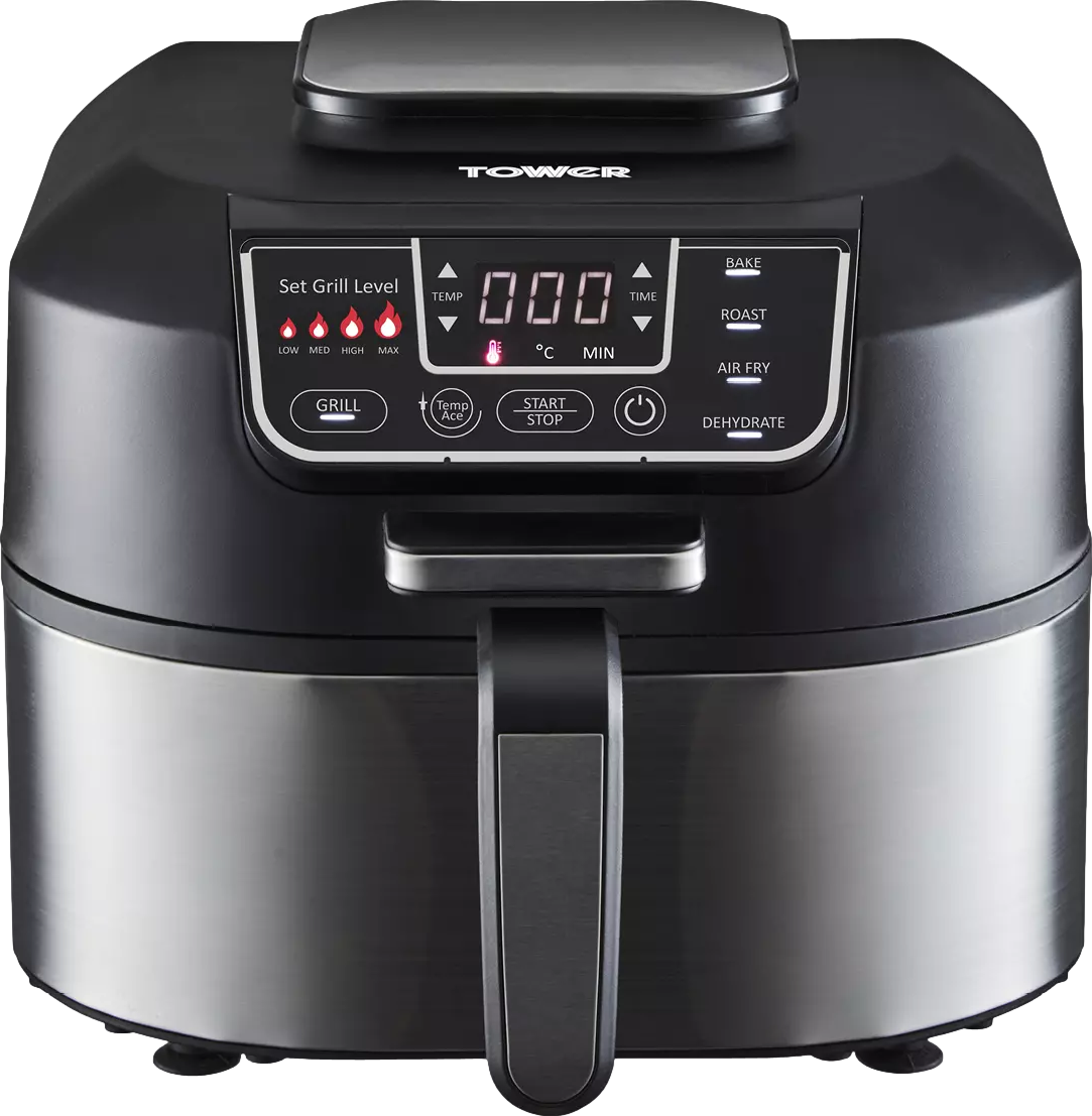 Vortx 5-in-1 Air Fryer & Grill Black