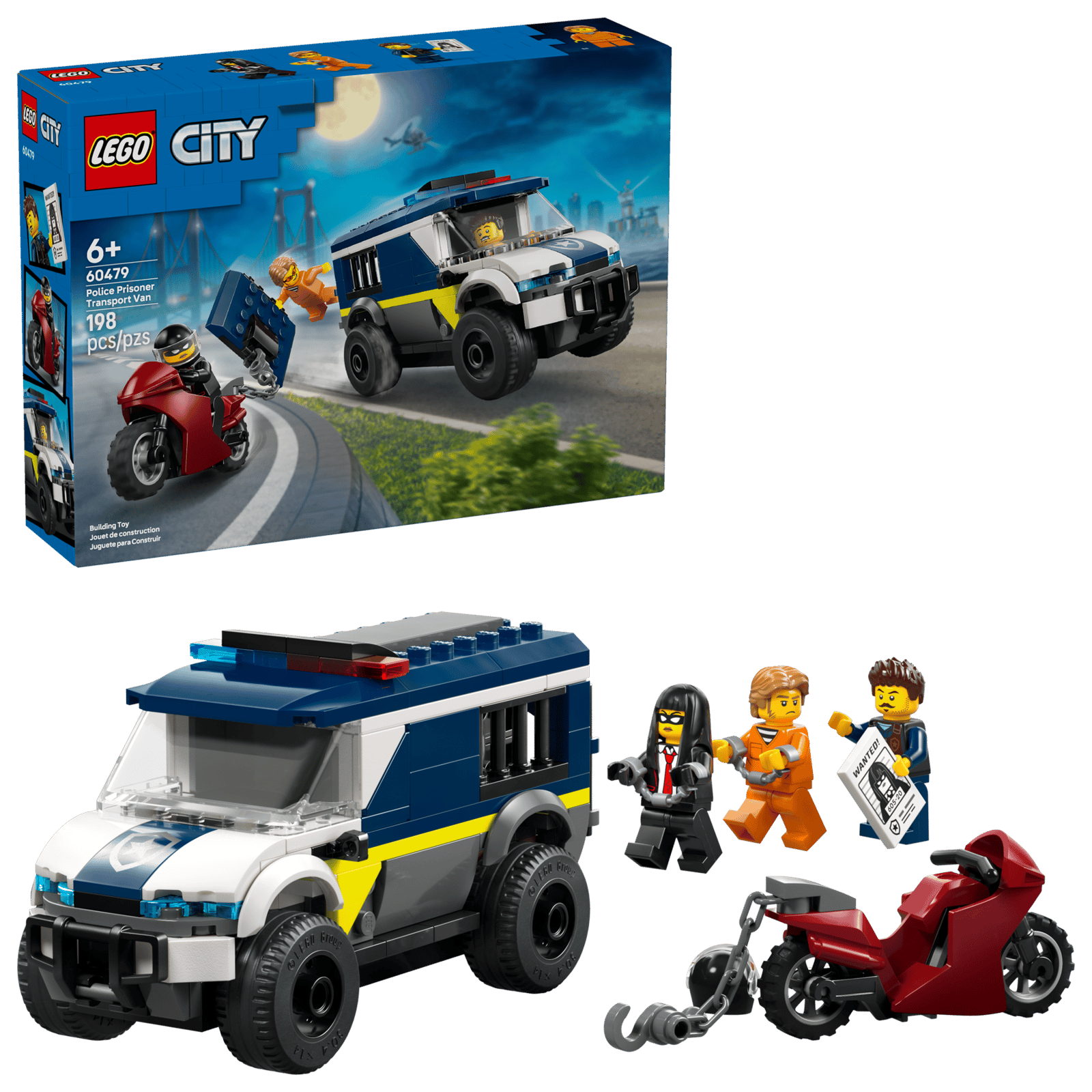 LEGO City Police Prisoner Transport Van thumbnail