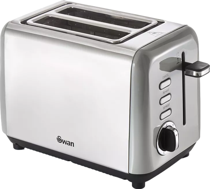 TownHouse 2 Slice Toaster Grey