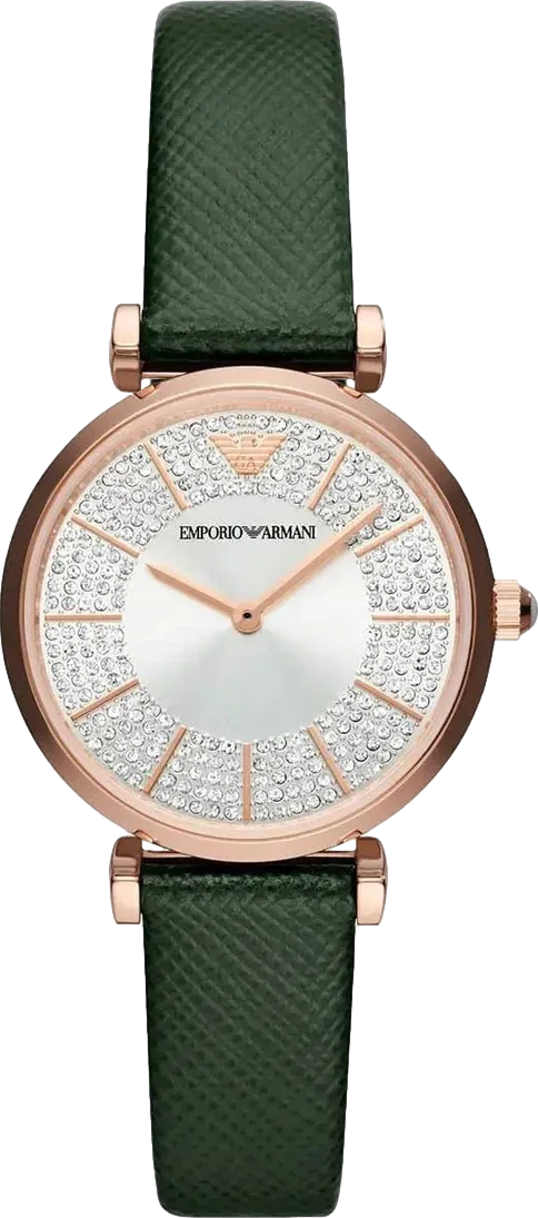 Gianni T Bar Women's Watch 32mm Silver Dial Leather