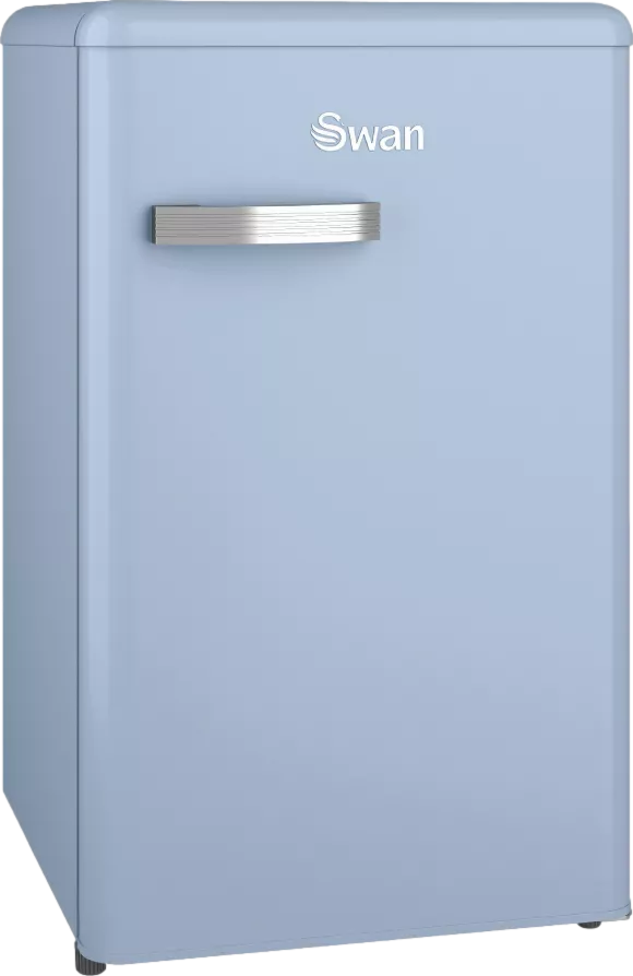 Retro Under Counter Fridge Blue