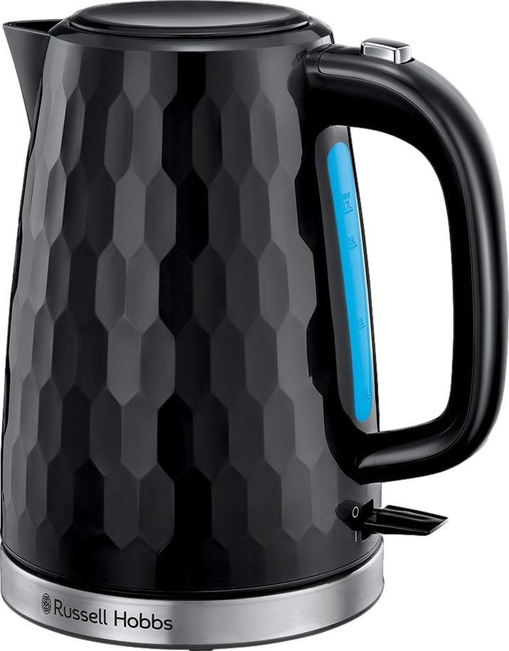 Plastic Kettle Honeycomb Black