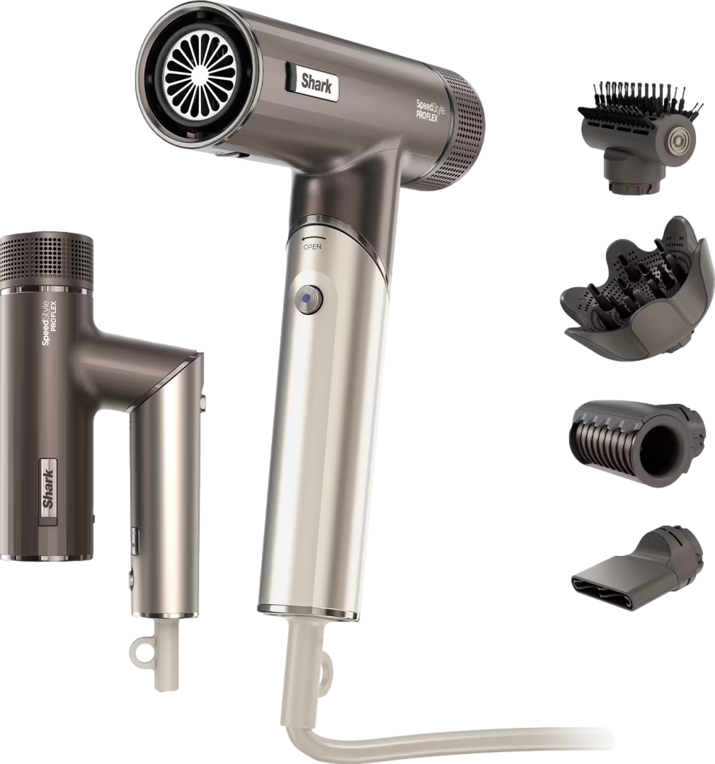 SpeedStyle Pro FLEX 4-in-1 High-Velocity Hair Dryer System Mocha Silver