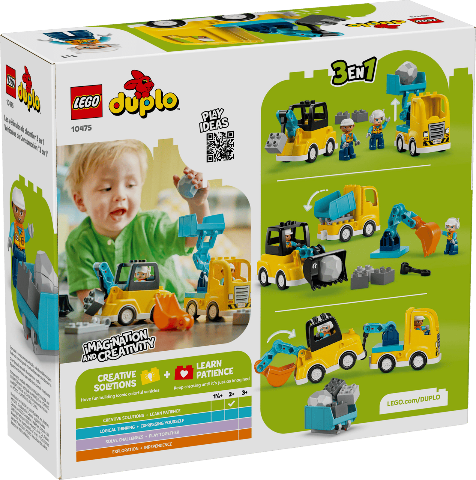 LEGO Duplo 3 in 1 Construction Vehicles thumbnail