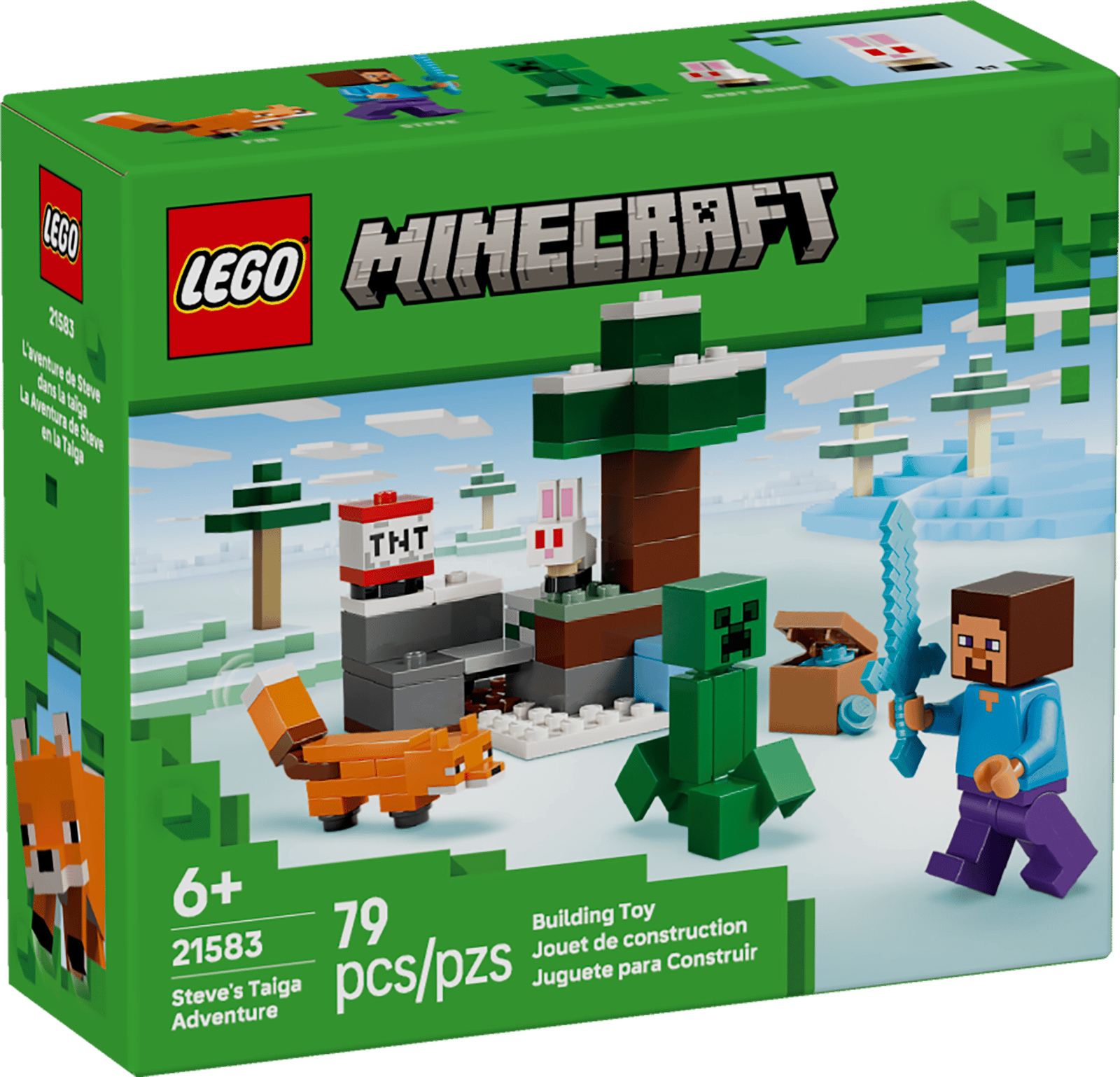 LEGO Minecraft Steve's Taiga Adventure thumbnail