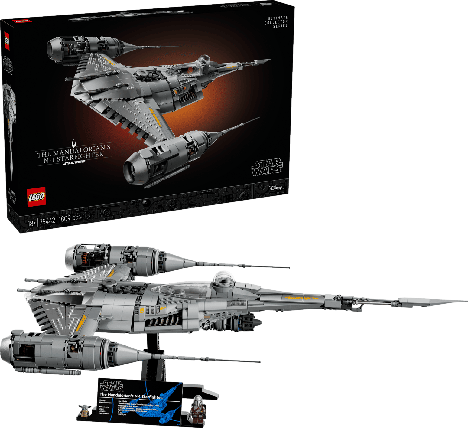 LEGO Star Wars The Mandalorian's N-1 Starfighter thumbnail