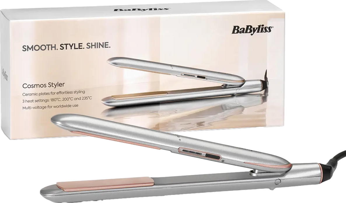 Cosmos Hair Straightener Silver