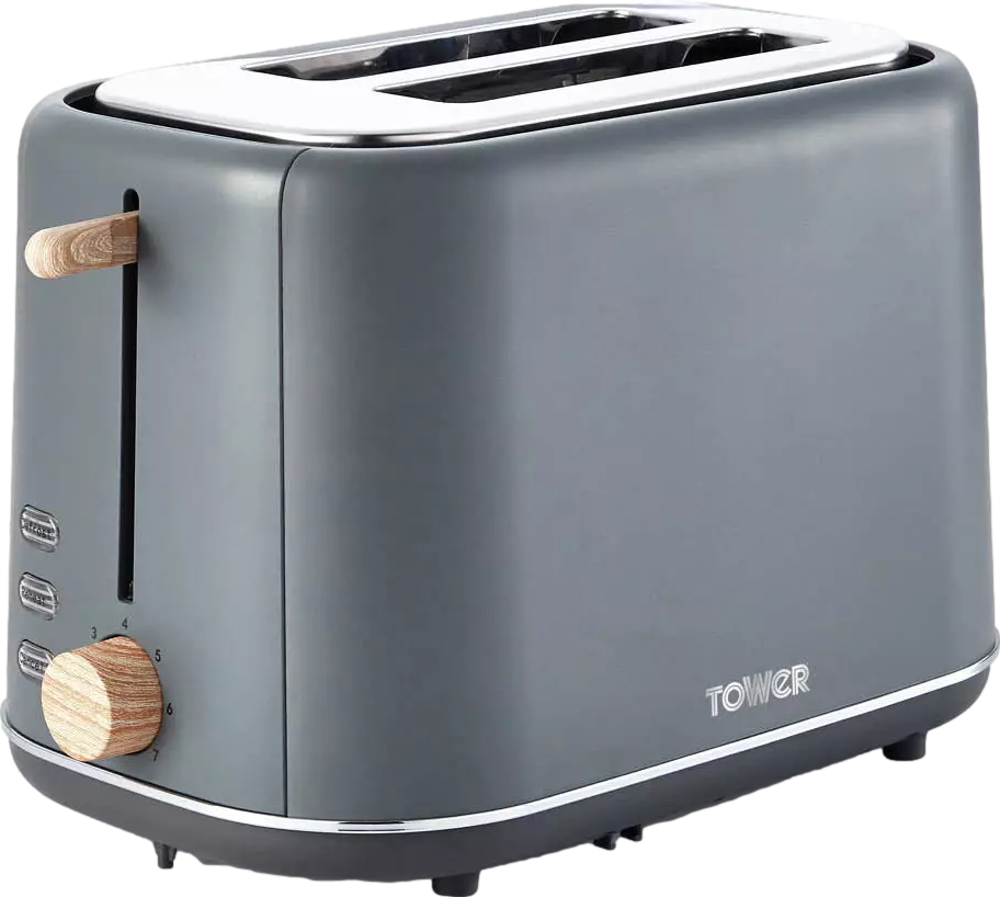 Scandi 2 Slice Toaster Grey