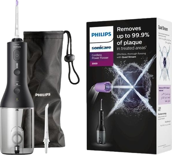 Sonicare 3000 Series Cordless Power Flosser Black