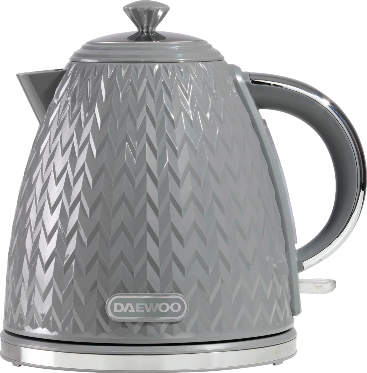 Dark Grey Argyle 1.7L Jug Kettle