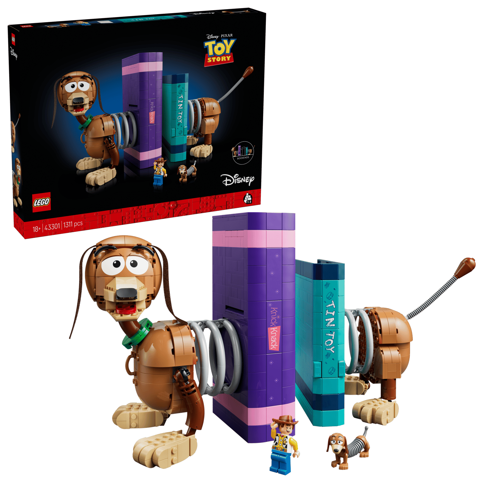 LEGO Disney Toy Story Slinky Dog Bookends thumbnail