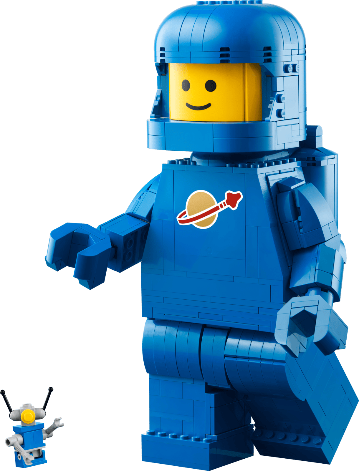 Minifigures Up-Scaled Blue Astronaut Minifigure