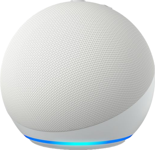 Echo Dot (5th Gen) Smart Speaker with Alexa Glacier White