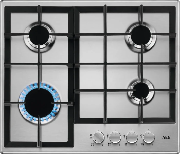 3000 Slimline Gas Hob Stainless Steel