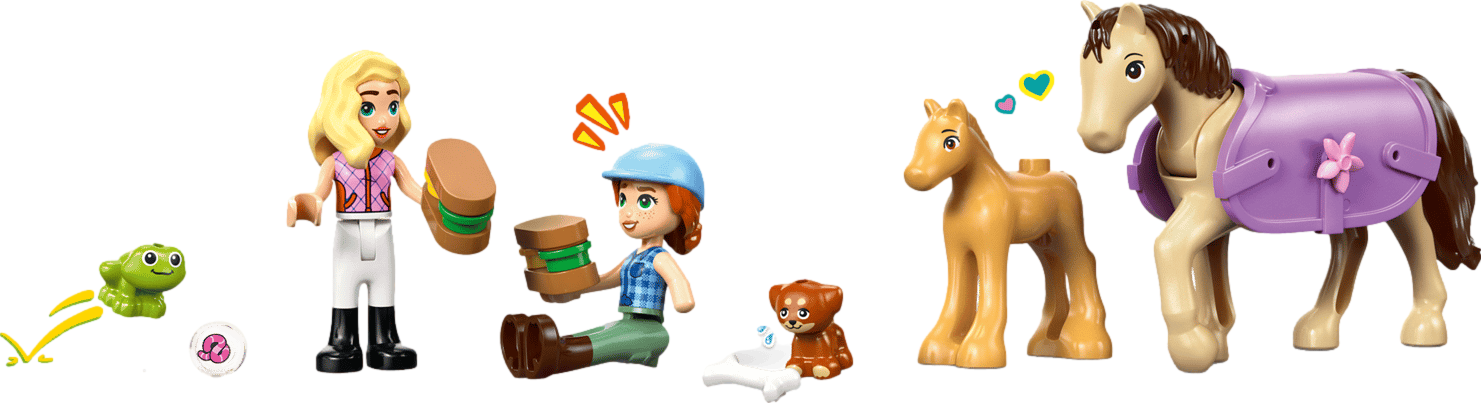 LEGO Friends Horse & Baby Foal Trailer thumbnail