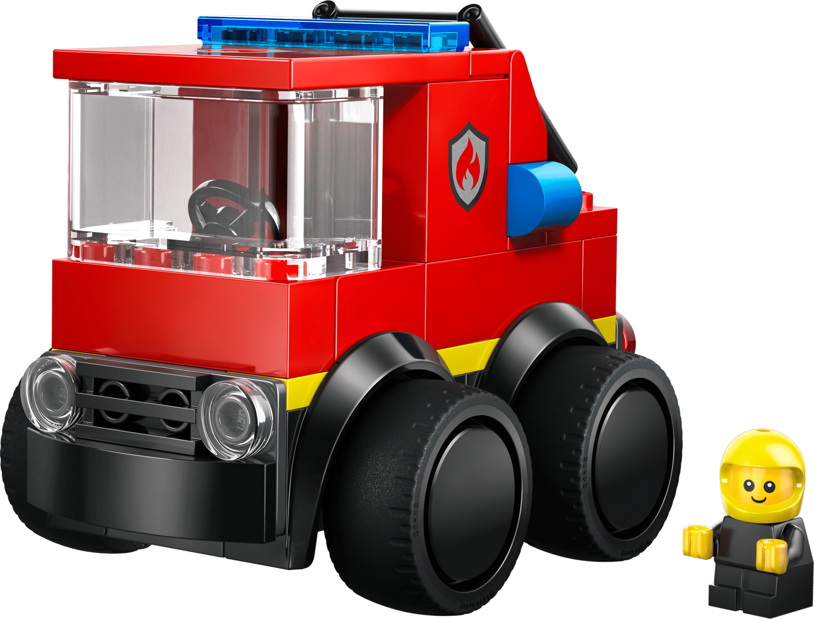 City Rides Fire Engine Toy Building Set