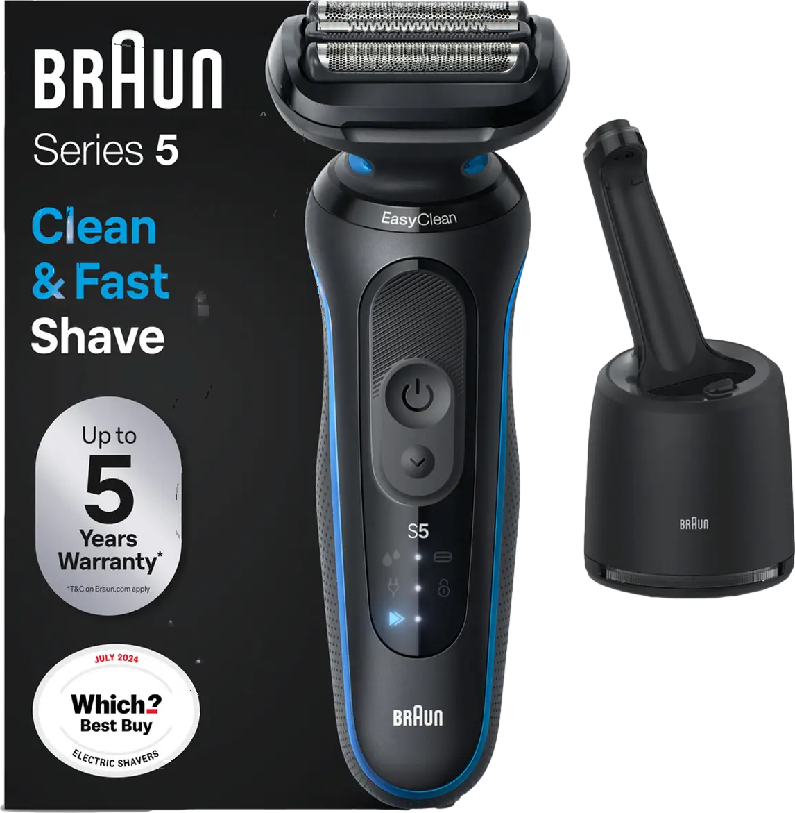 Wet & Dry Foil Electric Shaver with SmartCare Centre