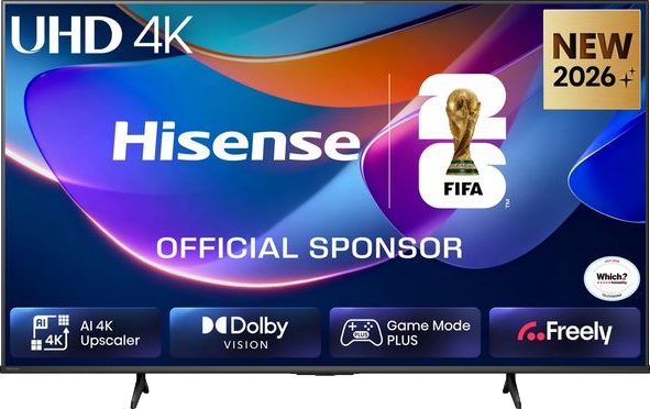 A6S 50" LED 4K HDR Smart TV with Freely