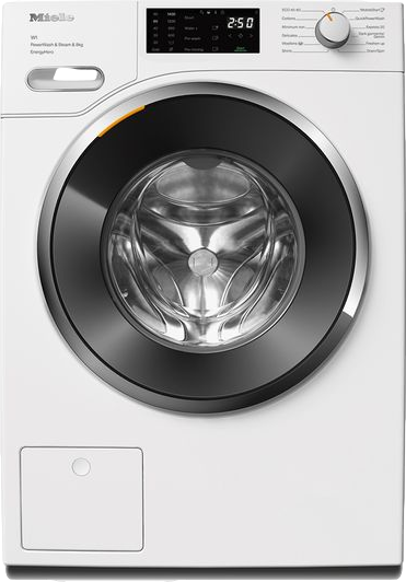 PWash&Steam 8kg 1400 Spin Washing Machine Lotus White