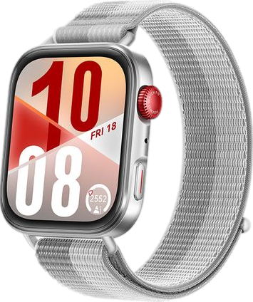 WATCH FIT 4 Aluminum Alloy Grey Nylon Strap