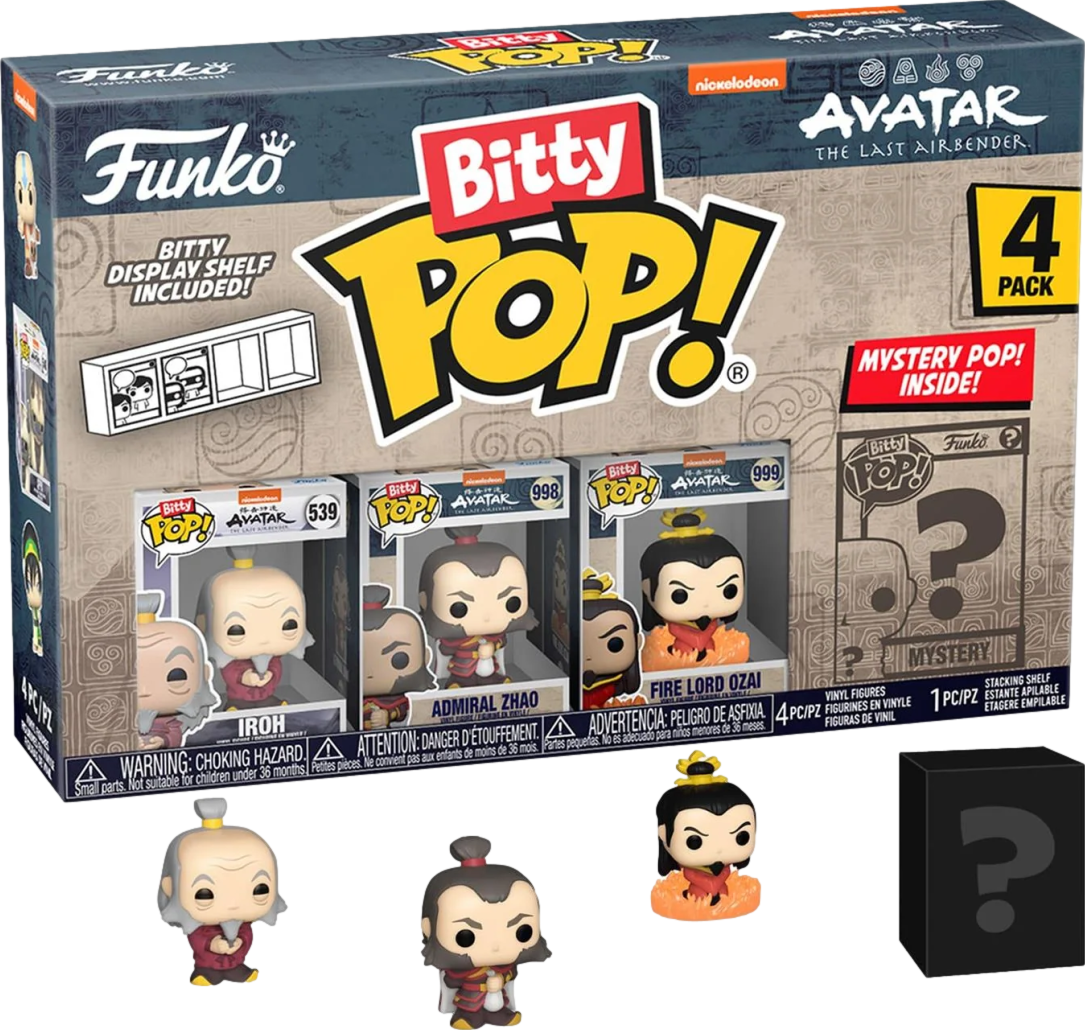 Bitty POP! Avatar: TLA- Iroh 4 Pack