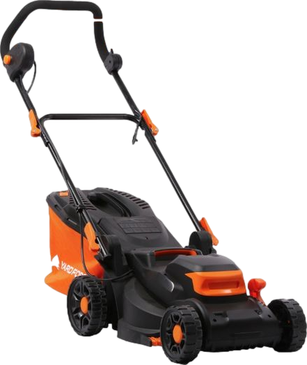 1400W 34cm Corded Electric Lawnmower 35L Capacity Orange