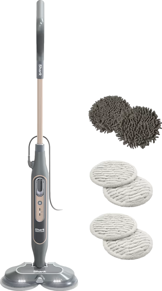 Deluxe Steam & Scrub Automatic Steam Mop with Steam Blaster