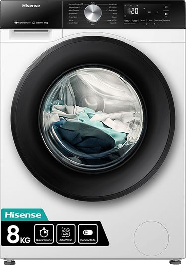 3S Series WIFI 8kg Washing Machine White
