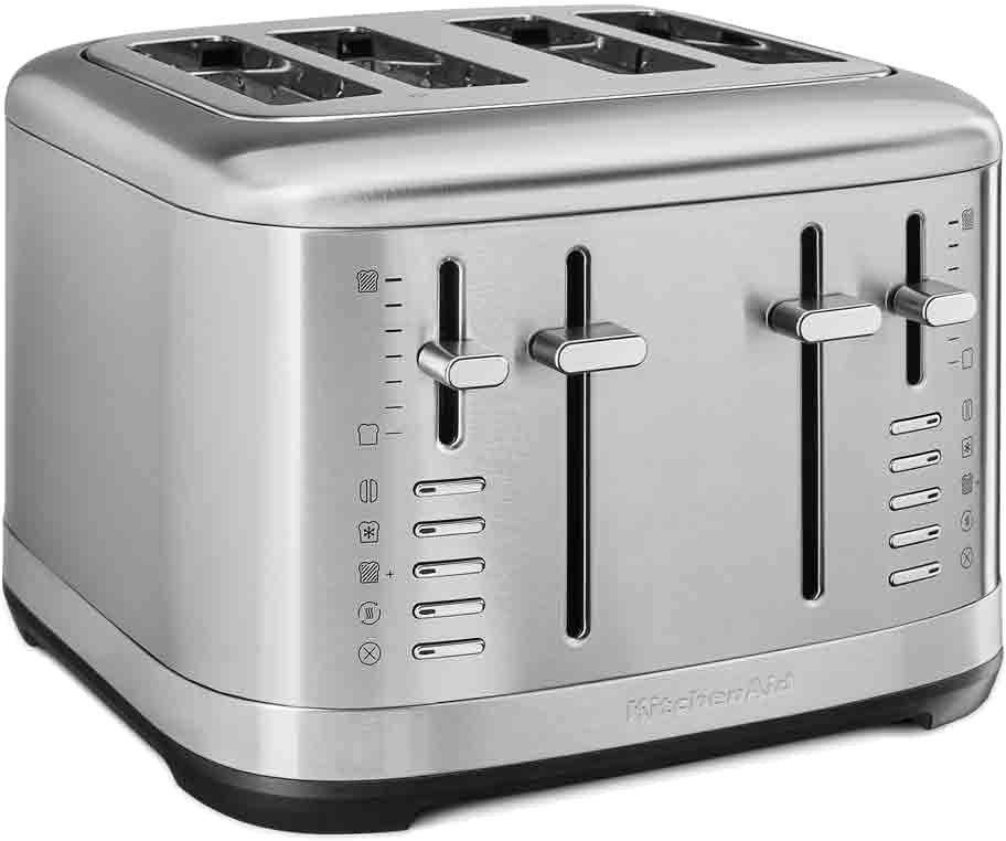 4 Slot Toaster – Stainless Steel