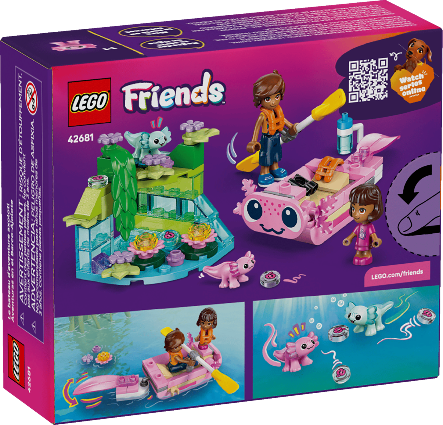 LEGO Friends Axolotl Adventure Boat thumbnail